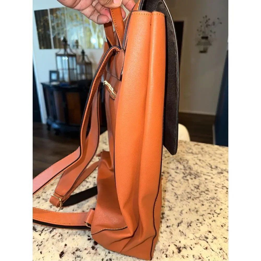 ESTARER Women PU Leather Backpack